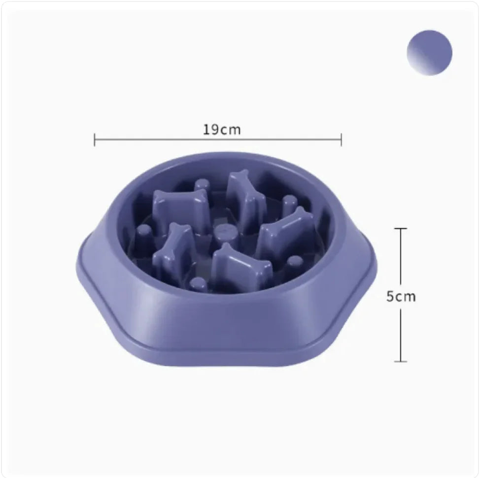 Slow Feeder Dog Bowl – Anti-Choke Design for Healthier, Slower Eating