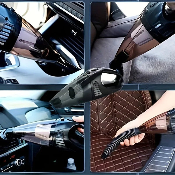 Portable 12V Car Vacuum: Strong Suction Power - Malladia